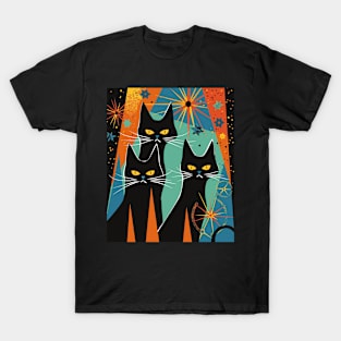 Mid-Century Modern CAT Style T-Shirt